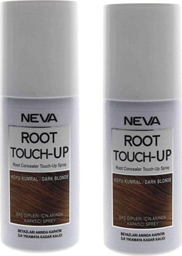 Neva 2 Adet Root Touch-Up Koyu Kumral 75 Ml. Sprey Saç Boyası - Image 1