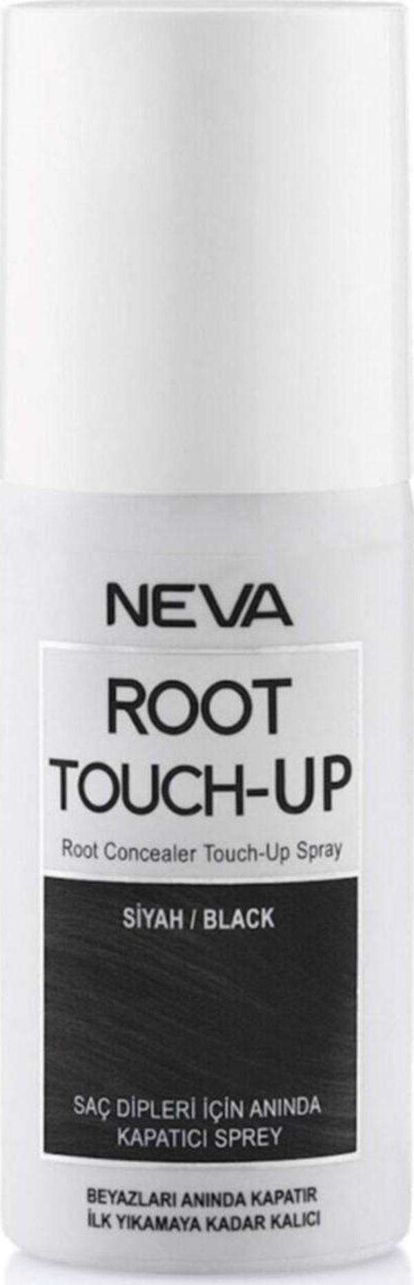 Neva Siyah Root Touch-Up Beyaz Kapatıcı Sprey 75 Ml - Image 1