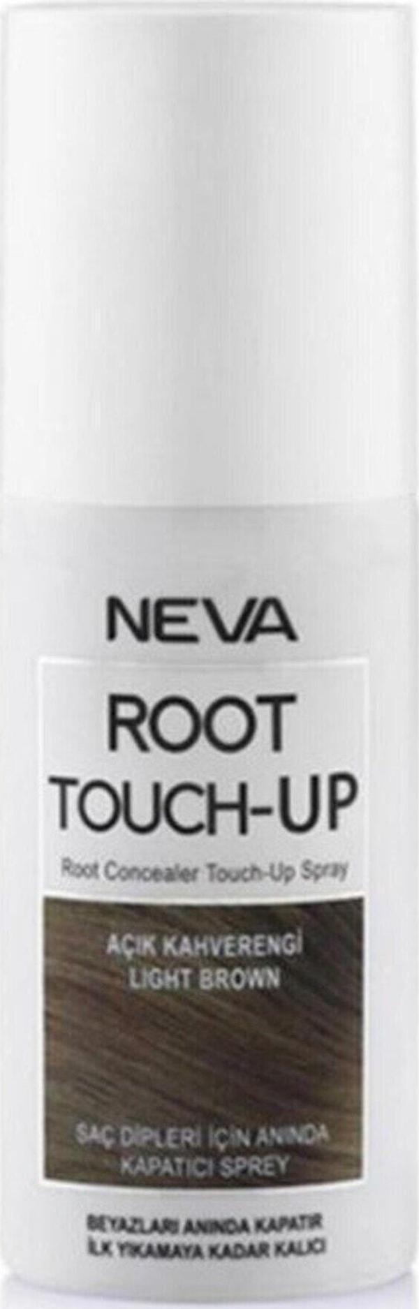 Neva Touch Up Root Touch Up Beyaz Saç Dipleri Için Anında Kapatıcı Sprey Açık Kahve 75Ml - Image 1