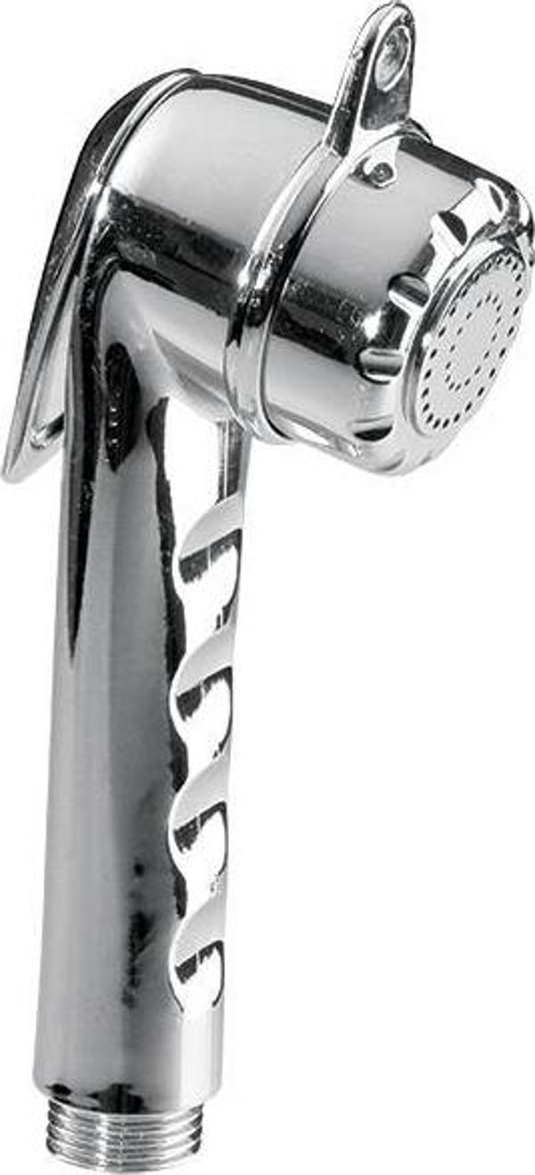 Nuova Rade Shower Head, ABS, Long, 1/2" Thread, w/o Hose, White - Image 1