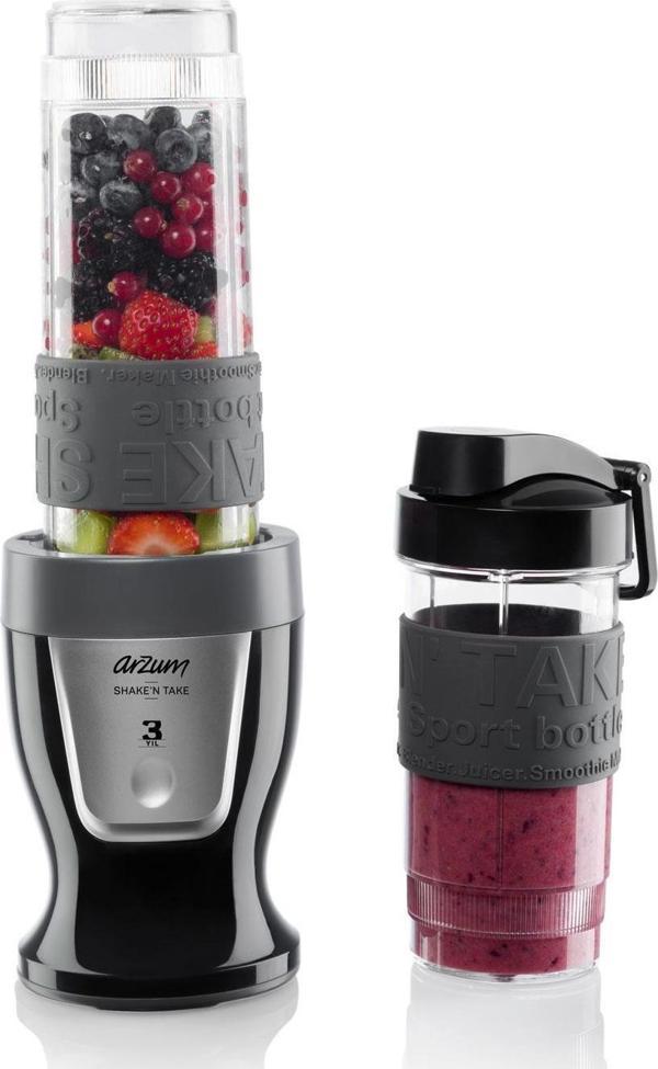 Arzum AR1032 Shake'N Take Siyah Kişisel 300 W Smoothie Blender - Image 1