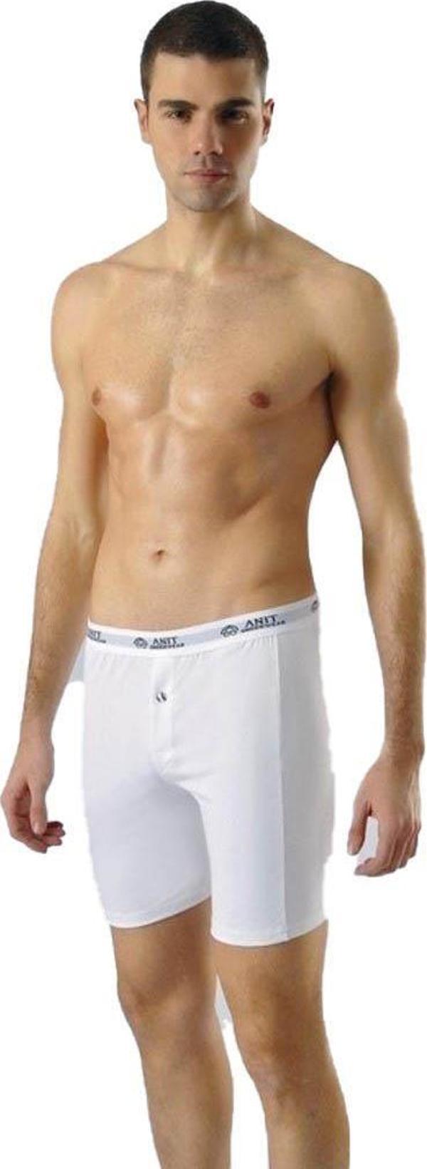 6 lı Paket Anıt Erkek Likralı Uzun Boxer 1114 - Image 1