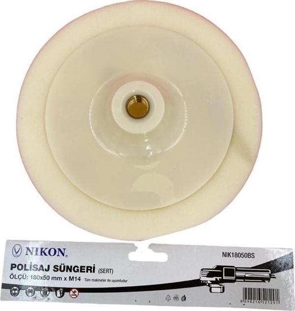 Nikon 18050BS Polisaj Süngeri 180 mm Beyaz Sert - Image 1