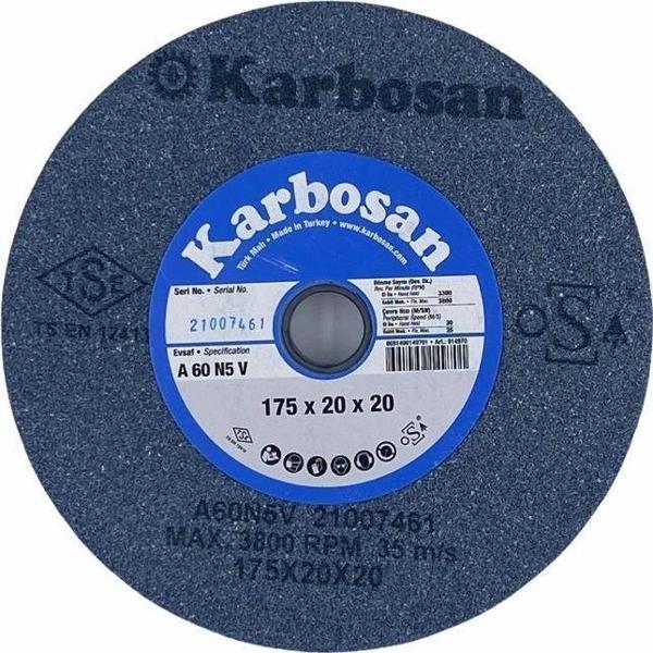 Karbosan 175X20X20 60 Kum NK Taşlama Taşı - Image 1