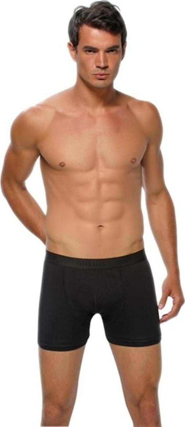 6 lı Paket Gümüş Erkek Likralı Boxer Renk Seçenekli 4018 - Image 1