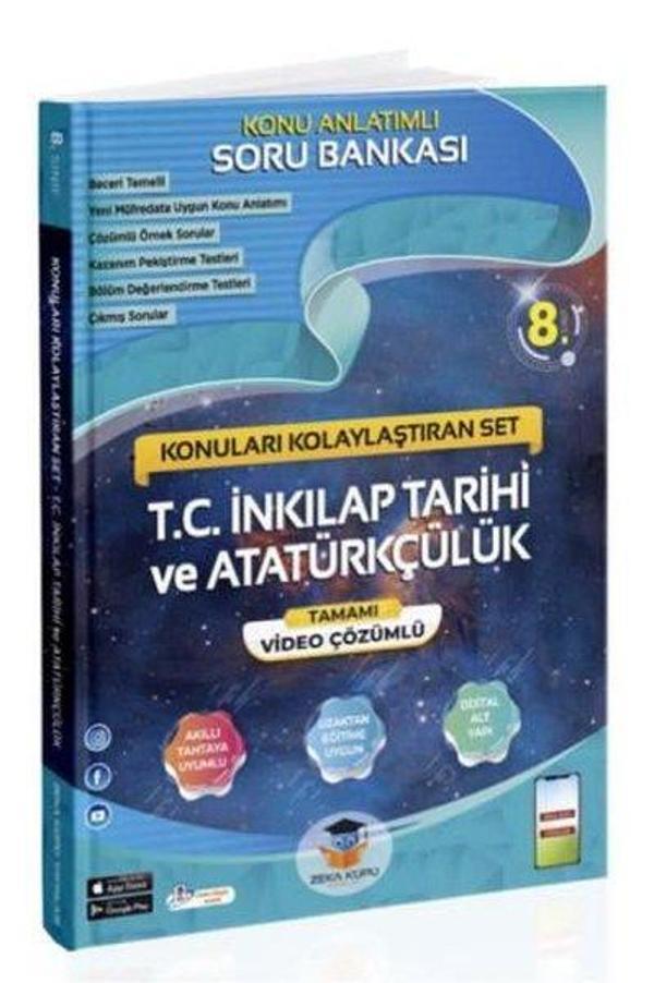 8. Sınıf LGS T.C. İnkılap Tarihi ve Atatürkçülük Konu Anlatımlı Soru Bankası - Zeka Küpü Yayınları - Image 1