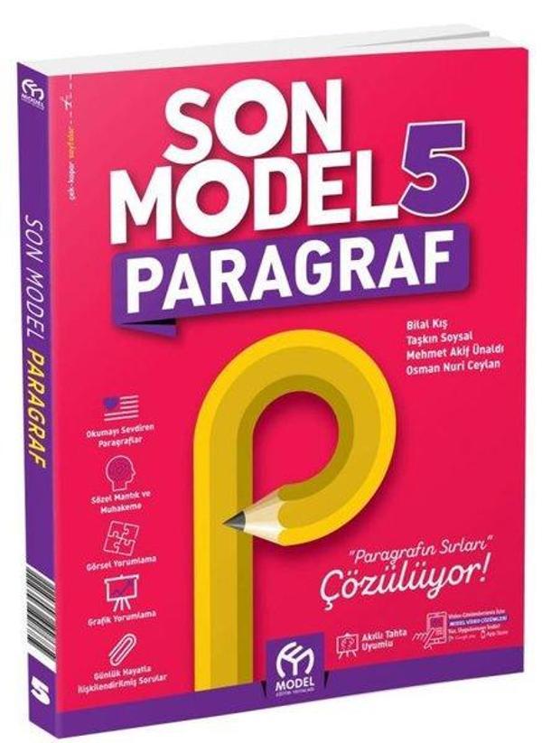 5. Sınıf Son Model Paragraf Soru Bankası - Model Eğitim Yayınları - Image 1