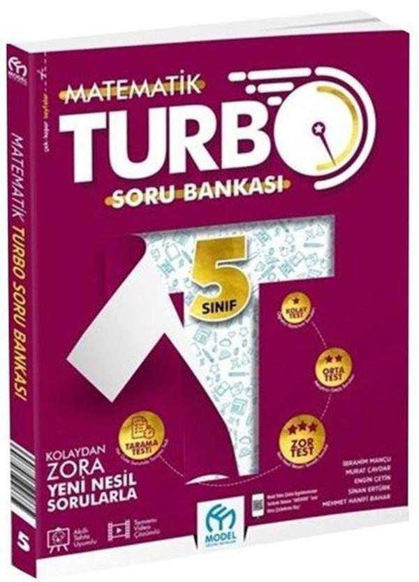5. Sınıf Turbo Matematik Soru Bankası - Model Eğitim Yayınları - Image 1