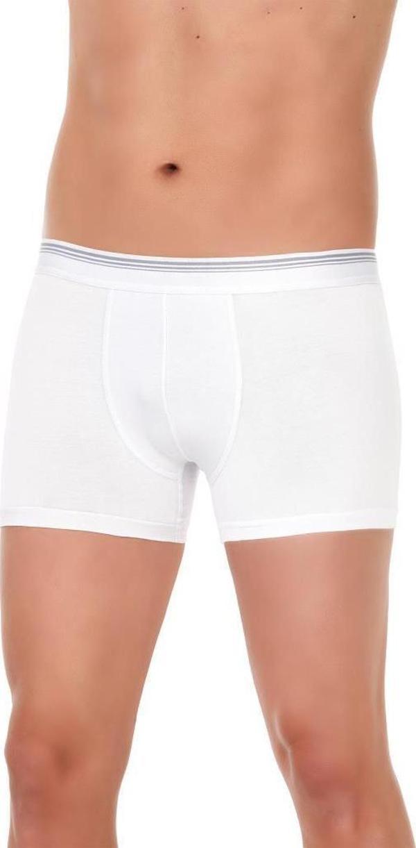 3 Adet Yıldız Erkek Likralı Formen Boxer Short Beyaz 365 - Image 1
