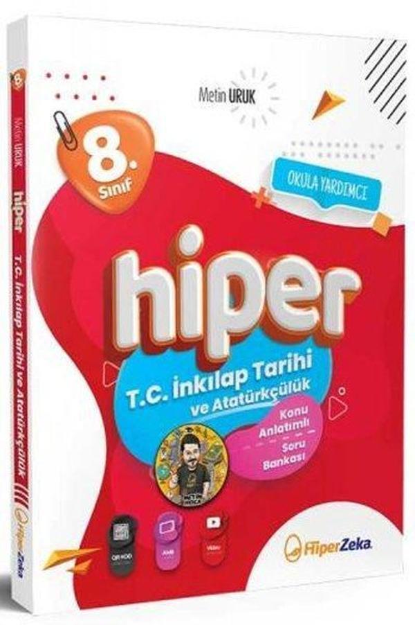 8. Sınıf Hiper T.C. İnkılap Tarihi ve Atatürkçülük Konu Anlatımlı & Soru Bankası - Hiper Zeka - Image 1
