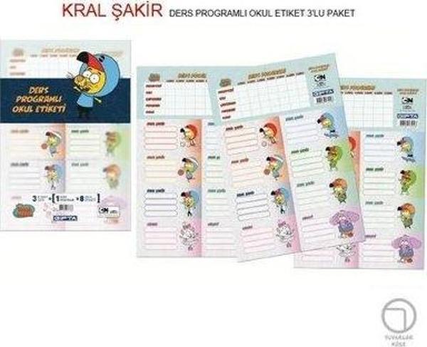 Kral Şakir Ders Prog.Okul Etik.16*24-3 Yp. - Image 1