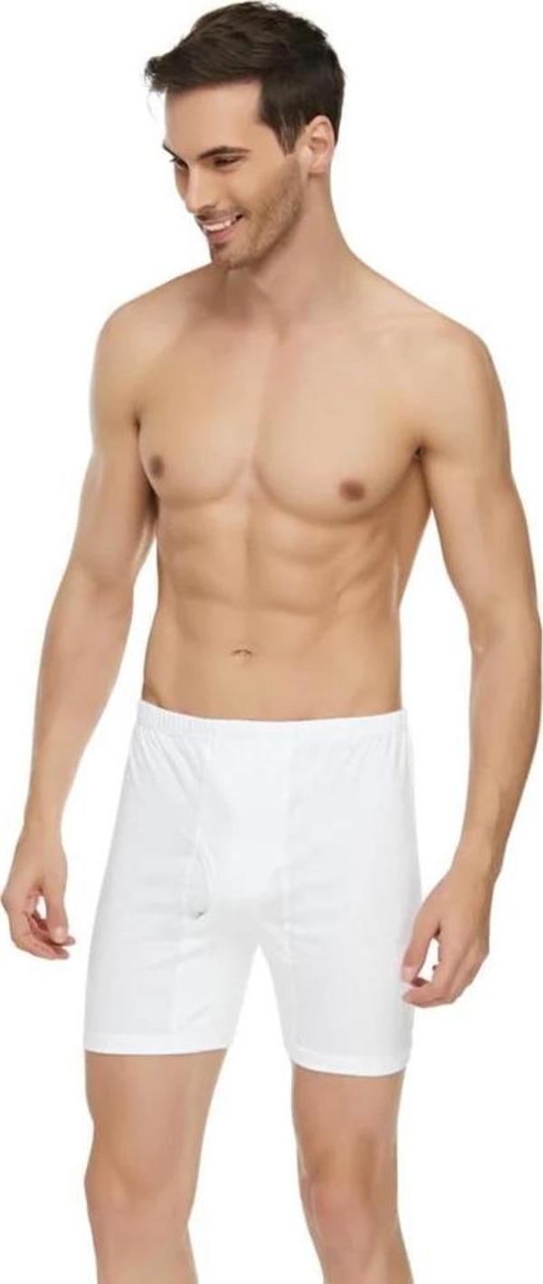 6 Adet Tutku Elit Erkek Pamuklu Penye Arjantin Paçalı Külot 1051 - Image 1