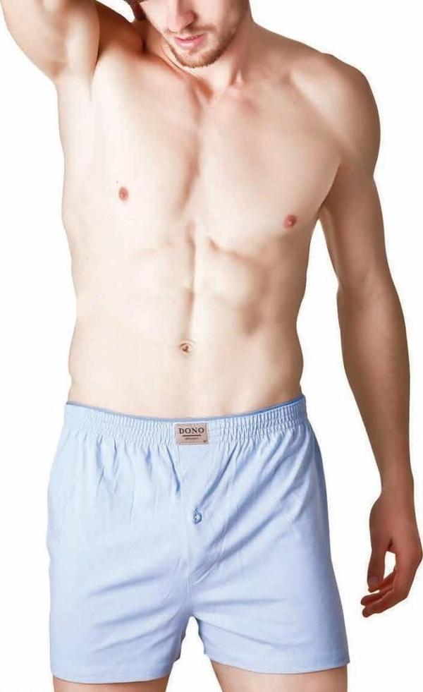 Dono Erkek Büyük Beden Düz Renk Pamuklu Penye Boxer 1111 - Image 1