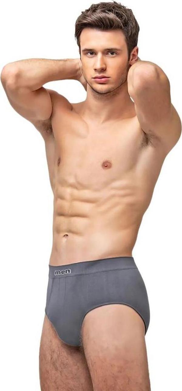 Elite Life 910 Erkek Dikişsiz Slip Külot Düz Renk - Image 1