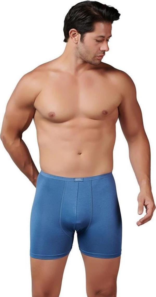 Gümüş Erkek Bambu İnce Bel Elastan Boxer 8007 - Image 1