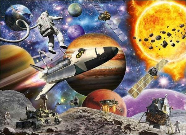 Ravensburger Çocuk Puzzle 60 Parça Uzayda Keşif 51625 - Image 1