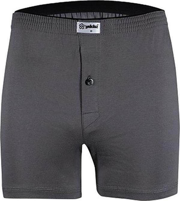 6 Adet Yıldız Erkek Taşma Lastik Düz Renk Penye Boxer Short 43 - Image 1