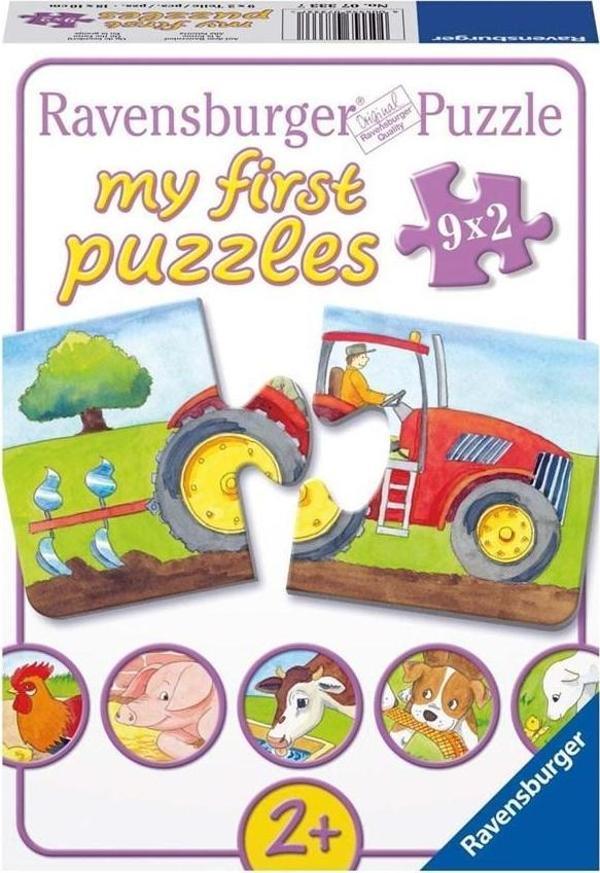 Ravensburger İlk Puzzle Çiftlik 9x2 RPK073337 - Image 1