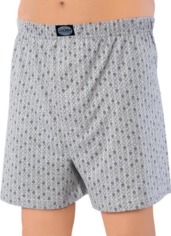 Lüx Drm Erkek Battal Desenli Penye Boxer Short 1293 - Image 1