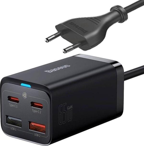Baseus Gan3 Pro 65W Şarj Cihazı Siyah (Ccgp040101) - Image 1