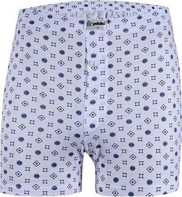 5 Adet Yıldız Erkek Desenli Empirme Boxer Short 35 - Image 1