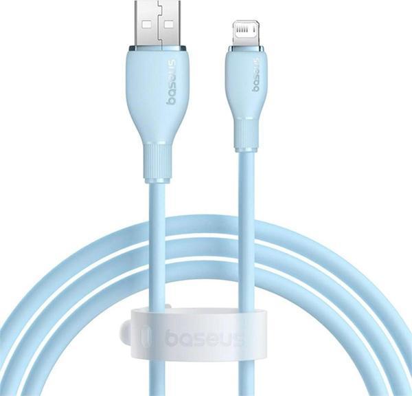 Baseus Pudding Usb-A Light 2.4A Kablo 1.2 Metre Mavi (P10355700311-00) - Image 1