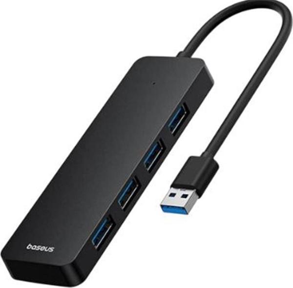 Baseus Ultrajoy Lite 4-Port Hub Siyah (B0005280B111-03) - Image 1