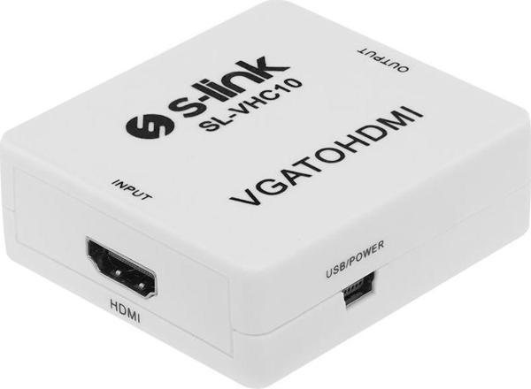 S-Link Sl-Vhc10 Vga To Hdmi Mini Model Dönüştürücü - Image 1