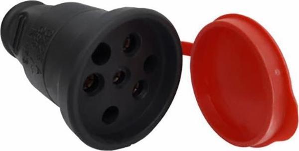 Kauçuk 380 Volt Trifaze Dişi Fiş - Image 1