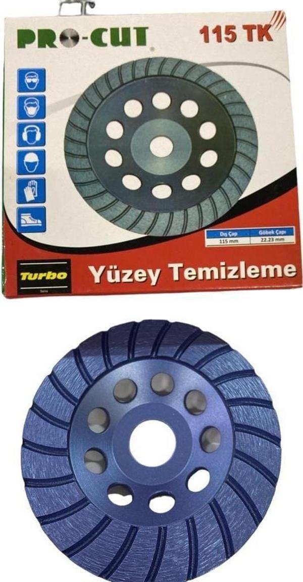 Procut 51185 Turbo Serisi Yüzey Temizleme 115 mm - Image 1