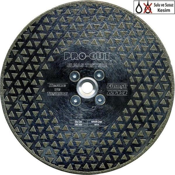 Procut 50959 DTF 180 Elmas Flanşlı Kesme Taşlama M14 - Image 1
