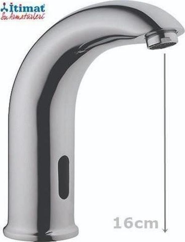 İtimat 681 Fotoselli Lavabo Bataryası Çift Su Girişli - Image 1