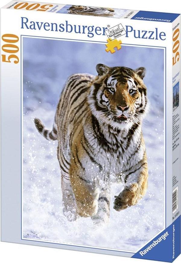 Ravensburger 500 Parça Puzzle Kaplan ve Kar RPO144754 - Image 1