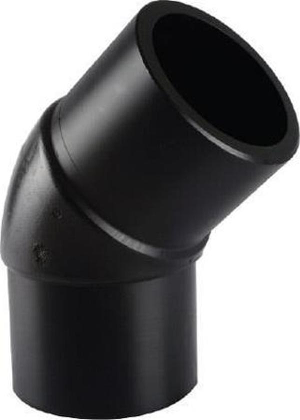 Tega HDPE Spigot Açık Dirsek 125 mm 45 Derece - Image 1