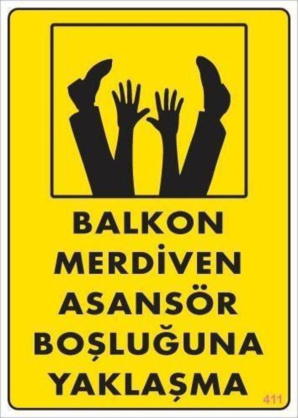 Boşluğa Yaşlaşma Uyarı Levhası 25x35 KOD:411 - Image 1