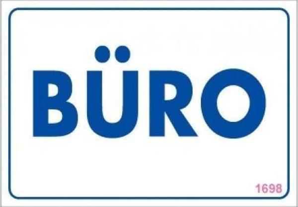 Büro Uyarı Levhası 17,5x25 KOD:1698 - Image 1