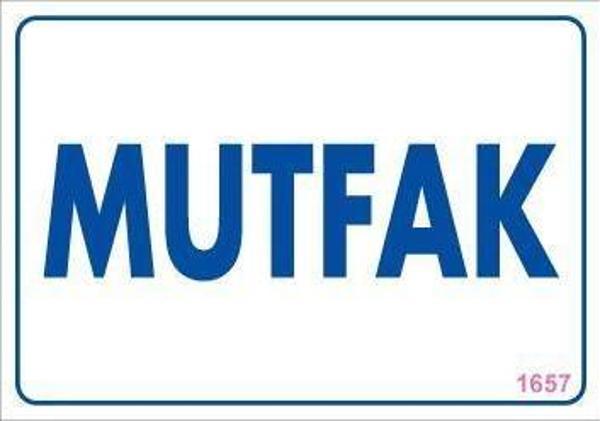 Mutfak Uyarı Levhası 17,5x25 KOD:1657 - Image 1