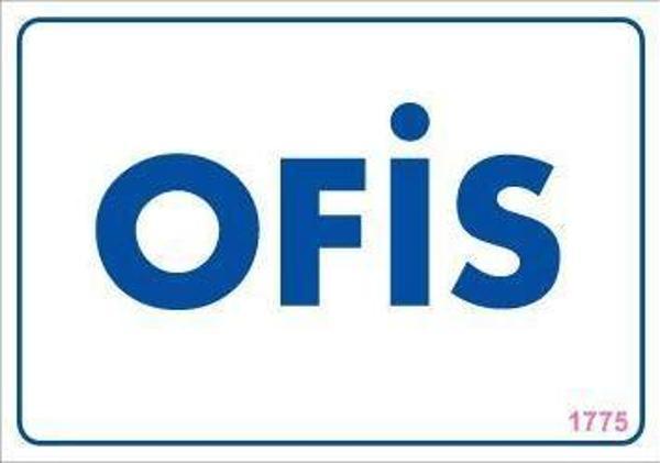 Ofis Uyarı Levhası 17,5x25 KOD:1775 - Image 1