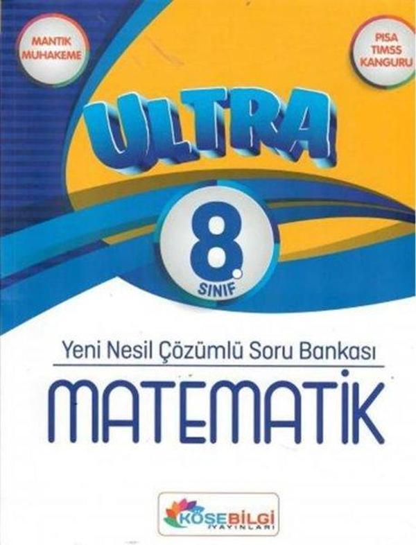 8.Sınıf Ultra Matematik Soru Bankası - Köşebilgi Yayınları - Image 1