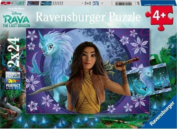 Ravensburger Çocuk Puzzle 2X24 Parça Wd Raya 50970 - Image 1