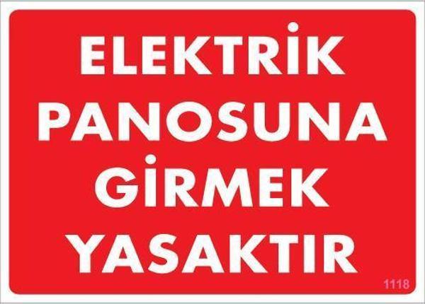 Elektrik Panosu Levhası 25x35 KOD:1118 - Image 1