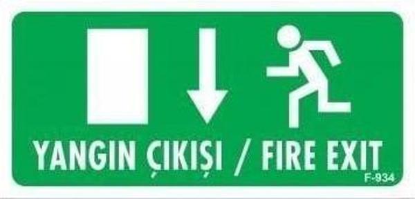 Yangın Toplanma Yeri Uyarı Levhası 17,5x25 KOD:934 - Image 1
