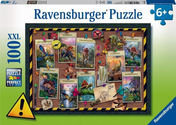 Ravensburger 100P Puzzle Dinosaurs-108680 - Image 1
