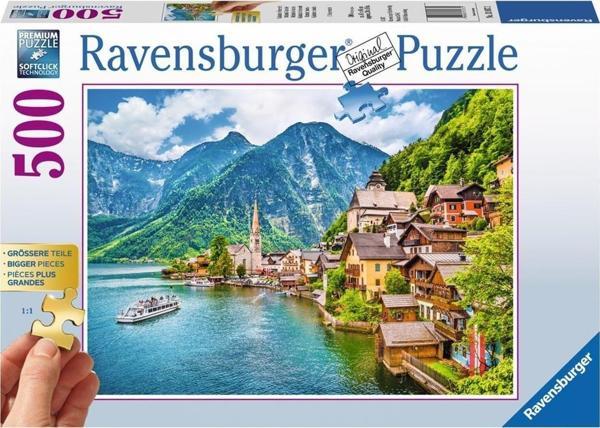 Ravensburger 500 Puzzle Avusturya'da Bir Köy Hallstatt - Image 1