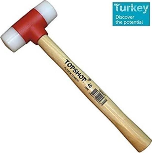 Topshop 09465 Ağaç Saplı Plastik Tokmak 50 mm - Image 1