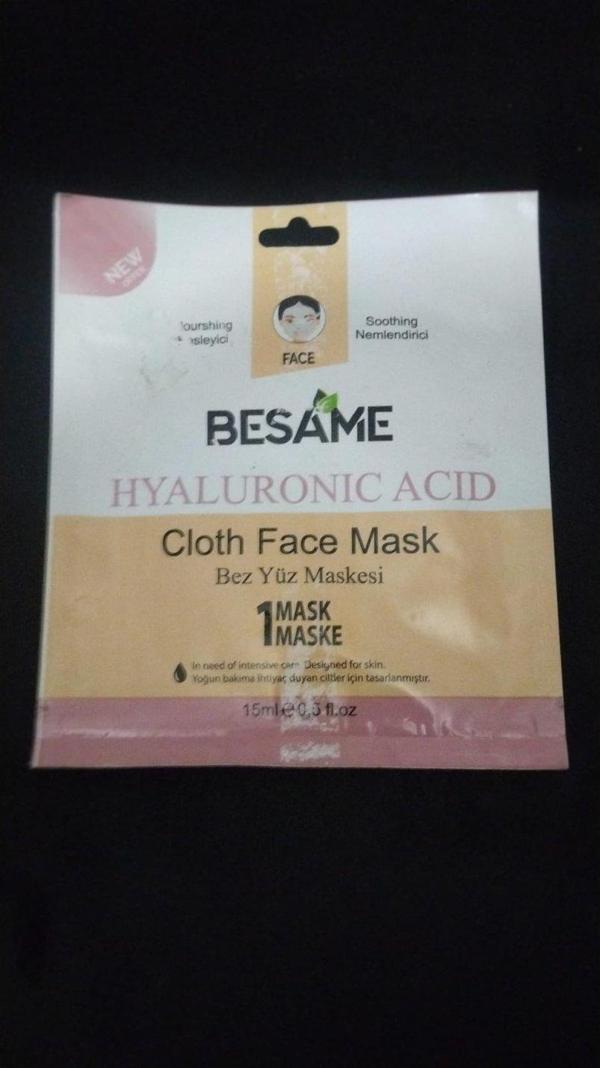 Besame Somon Yağı Hyaluronik Asit Nem Bombası Kağıt Yüz Maskesi  - Image 1