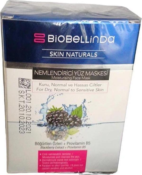 Biobellinda Nemlendirici Yüz Maskesi (8'li Set) - 80 ml  - Image 1