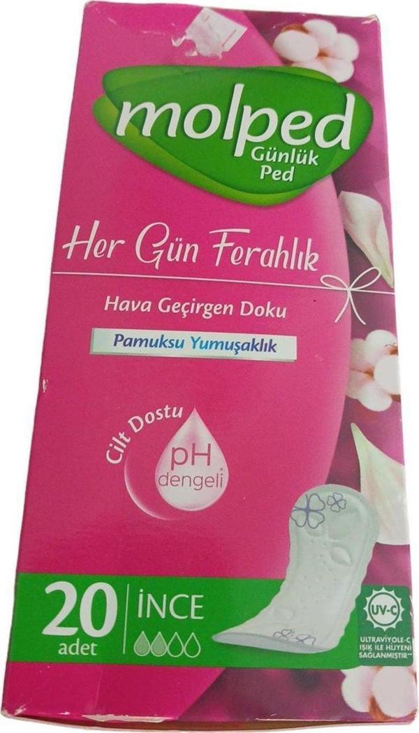 Molped Her Gün Ferahlık Günlük Ped 20'Li  - Image 1