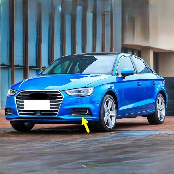 Audi A3 Sedan 2017-20 Ön Tampon Sol Sis Kapağı Sissiz Krom 8V5807671B - Image 1