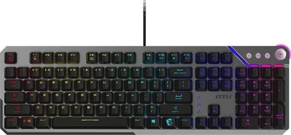MSI STRIKE 600 Kailh Midnight Pro Silent Tactile Switch RGB Hotswap Mekanik Gaming Klavye - Image 1